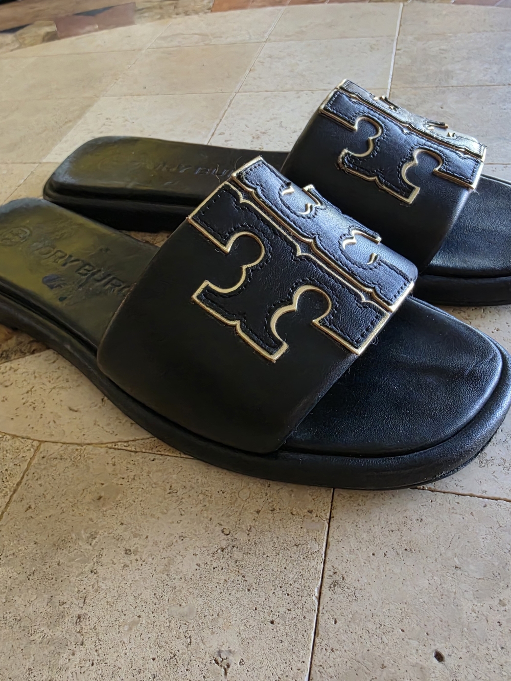 Tory Burch Women's Double T Sport Slides - Picture 3 of 14